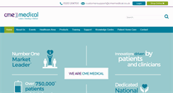 Desktop Screenshot of cmemedical.co.uk